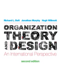Cover image: 3I EBK: ORGANIZ THEORY&DESIGN 2nd edition 9781408072301