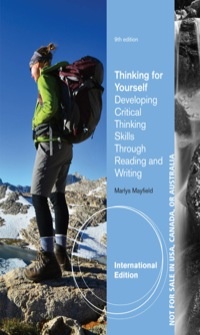 Cover image: Thinking for Yourself 9th edition 9781285082455