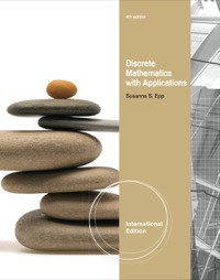 Cover image: Discrete Mathematics with Applications, International Edition 4th edition 9780495826163