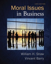Cover image: Moral Issues in Business 13th edition 9781285874326