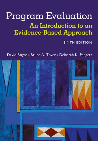 Cover image: Program Evaluation 6th edition 9781305101968