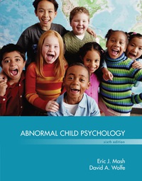 Cover image: PDF EBK ABNORMAL CHILD PSYCHOLOGY 6th edition 9781305105423