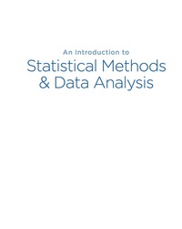 Cover image: An Introduction to Statistical Methods and Data Analysis 7th edition 9781305269477