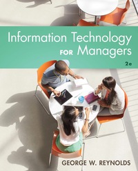 Cover image: Information Technology for Managers 2nd edition 9781305389830