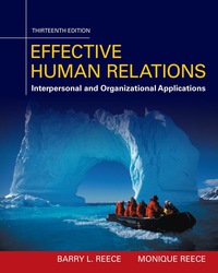 Cover image: Effective Human Relations 13th edition 9781305576162