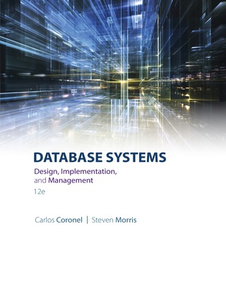 Cover image: Database Systems 12th edition 9781305627482