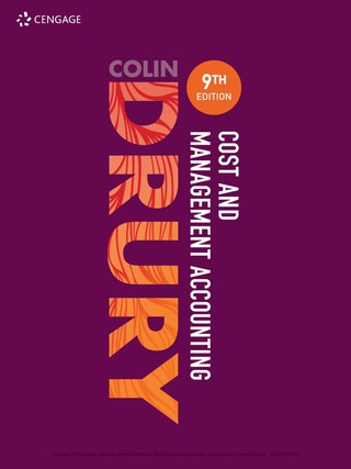 Cover image: Cost and Management Accounting 9th edition 9781473749054