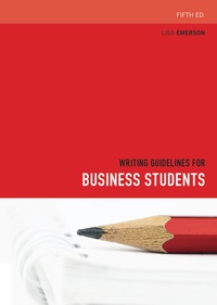Cover image: Writing Guidelines for Business Students 5th edition 9781473759558