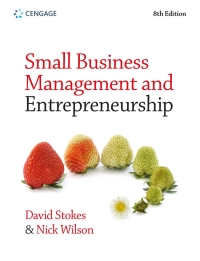 Cover image: Small Business Management and Entrepreneurship 8th edition 9781473773899