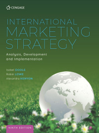 Cover image: International Marketing Strategy: Analysis, Development and Implementation 9th edition 9781473778696