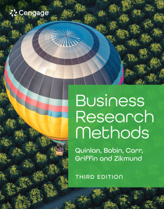 Cover image: Business Research Methods 3rd edition 9781473791343