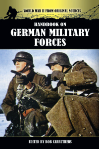 صورة الغلاف: Handbook on German Military Forces 9781781592151
