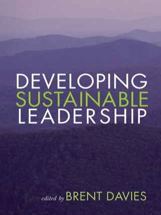 Cover image: Developing Sustainable Leadership 1st edition 9781412923958