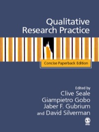 Imagen de portada: Qualitative Research Practice 1st edition 9781412934206
