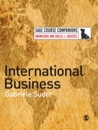 Imagen de portada: International Business 1st edition 9781412931052
