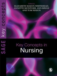 Imagen de portada: Key Concepts in Nursing 1st edition 9781412946155