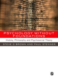 Imagen de portada: Psychology without Foundations 1st edition 9780761972273