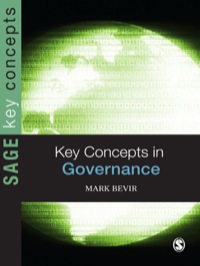 Cover image: Key Concepts in Governance 1st edition 9781412935708