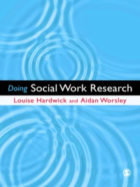 Imagen de portada: Doing Social Work Research 1st edition 9781847879127