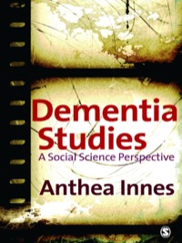 Imagen de portada: Dementia Studies 1st edition 9781412921633