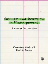 Omslagafbeelding: Gender and Diversity in Management 1st edition 9781412928243