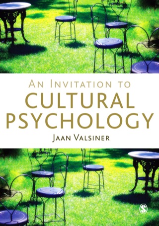 Cover image: An Invitation to Cultural Psychology 1st edition 9781446248775
