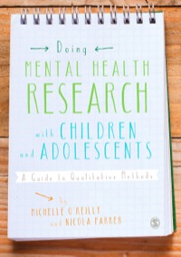 Cover image: Doing Mental Health Research with Children and Adolescents 1st edition 9781446270707