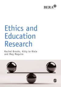 Cover image: Ethics and Education Research 1st edition 9781446274880