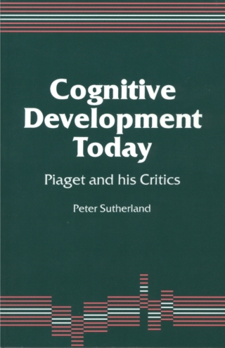 Cover image: Cognitive Development Today 1st edition 9781853961335