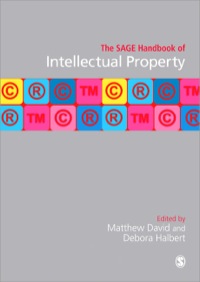 صورة الغلاف: The SAGE Handbook of Intellectual Property 1st edition 9781446266342