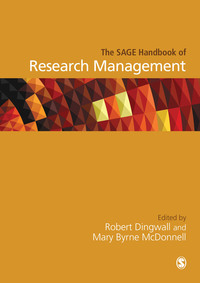 Omslagafbeelding: The SAGE Handbook of Research Management 1st edition 9781446203187