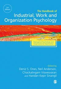 Imagen de portada: The SAGE Handbook of Industrial, Work & Organizational Psychology 2nd edition 9781446207239