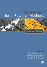 Titelbild: The SAGE Handbook of Social Research Methods 1st edition 9781412919920
