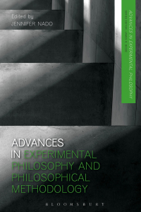 Imagen de portada: Advances in Experimental Philosophy and Philosophical Methodology 1st edition 9781350048577