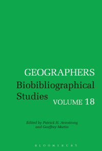 Omslagafbeelding: Geographers 1st edition 9780720123395