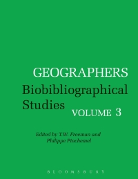 Cover image: Geographers 1st edition 9781350000513