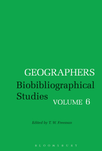 Cover image: Geographers 1st edition 9781350000544