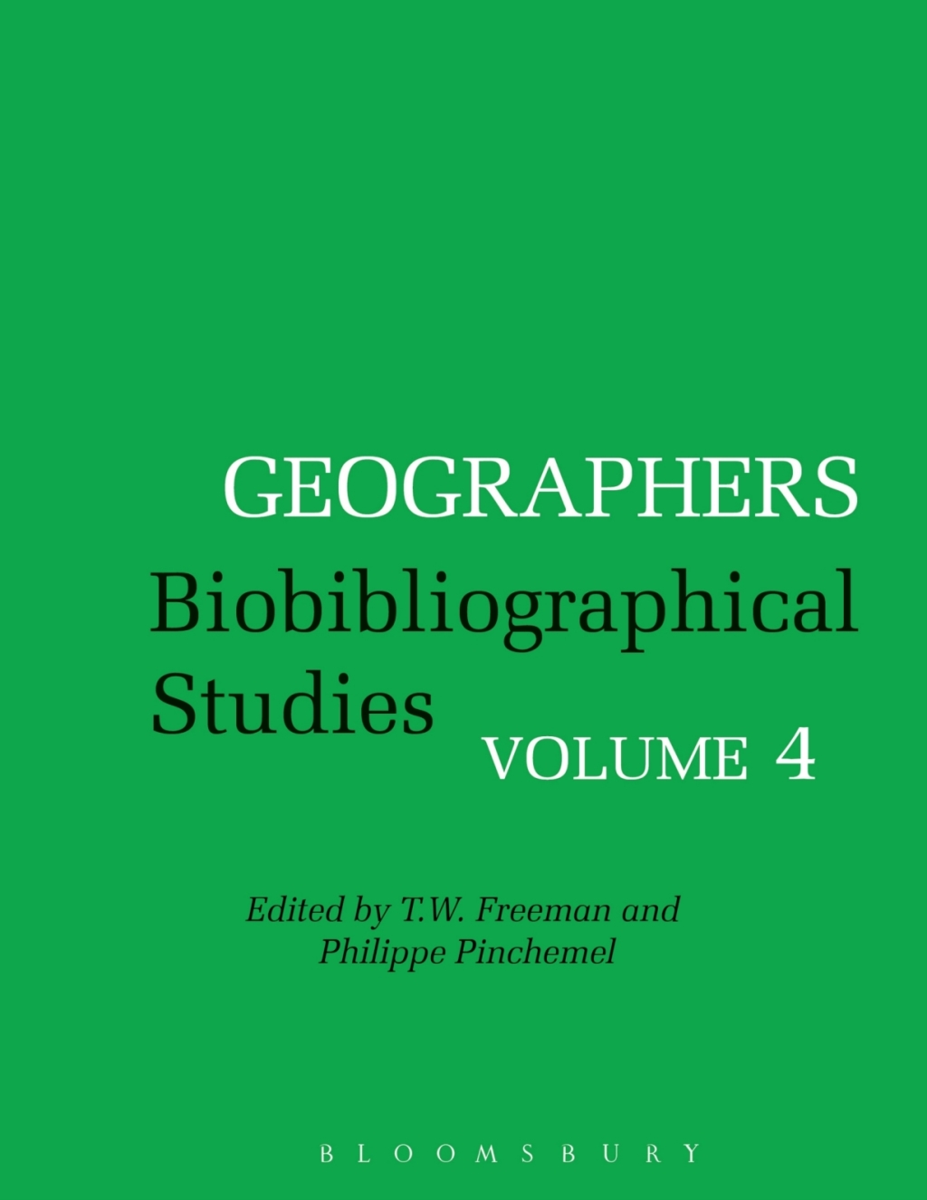 Geographers Biobibliographical Studies, Volume 4 1st Edition