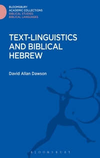 Titelbild: Text-Linguistics and Biblical Hebrew 1st edition 9781474231756