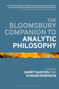 表紙画像: The Bloomsbury Companion to Analytic Philosophy 1st edition 9781474236492