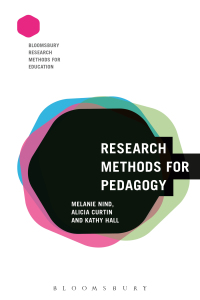 Imagen de portada: Research Methods for Pedagogy 1st edition 9781474242813