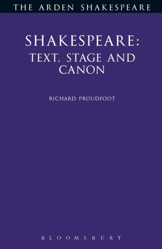 Cover image: Shakespeare: Text, Stage & Canon 1st edition 9781903436110