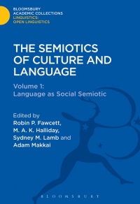 Imagen de portada: The Semiotics of Culture and Language 1st edition 9781474247146