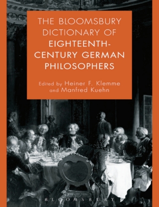 Imagen de portada: The Bloomsbury Dictionary of Eighteenth-Century German Philosophers 1st edition 9781474255974