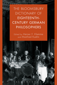 Cover image: The Bloomsbury Dictionary of Eighteenth-Century German Philosophers 1st edition 9781474255974