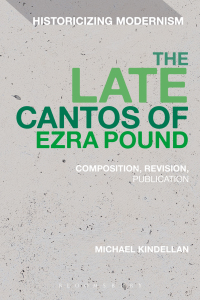 Cover image: The Late Cantos of Ezra Pound 1st edition 9781474258746