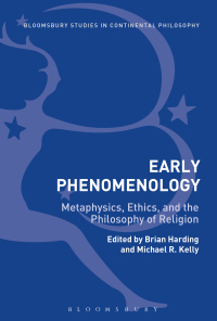 Omslagafbeelding: Early Phenomenology 1st edition 9781474276047