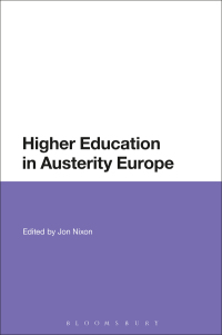 Cover image: Higher Education in Austerity Europe 1st edition 9781474277266