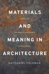 Omslagafbeelding: Materials and Meaning in Architecture 1st edition 9781474287746