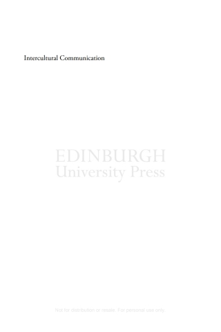 Cover image: Intercultural Communication 2nd edition 9781474412919